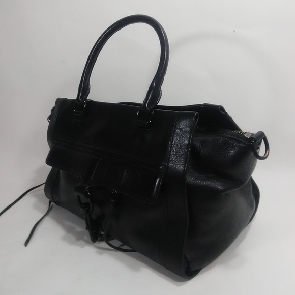 Rebecca Minkoff Black Bowery Satchel Bag - Picture 2 of 8